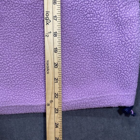 Columbia Womens Size M Lavender Fleece Pullover Snap Neck Sweater Cozy Outdoor - Picture 15 of 16